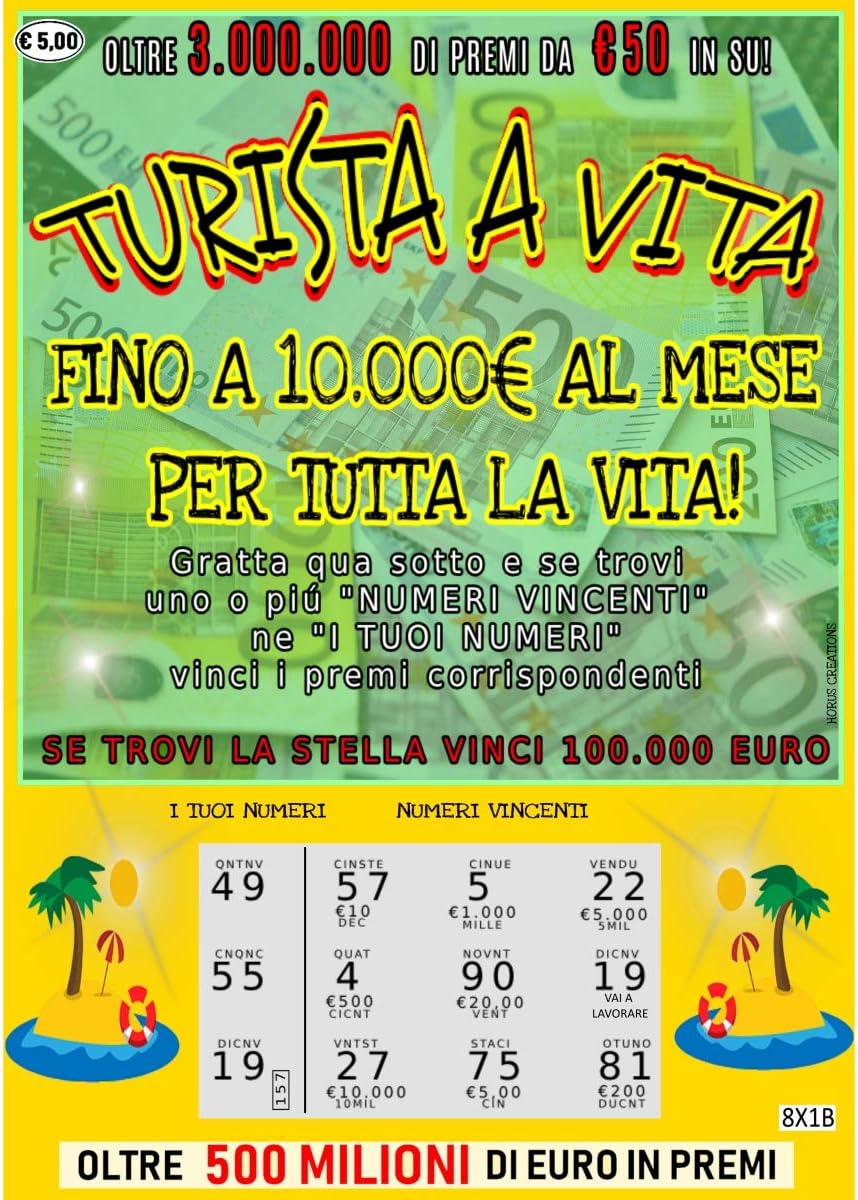 Gratta e Vinci per uomini di bambù