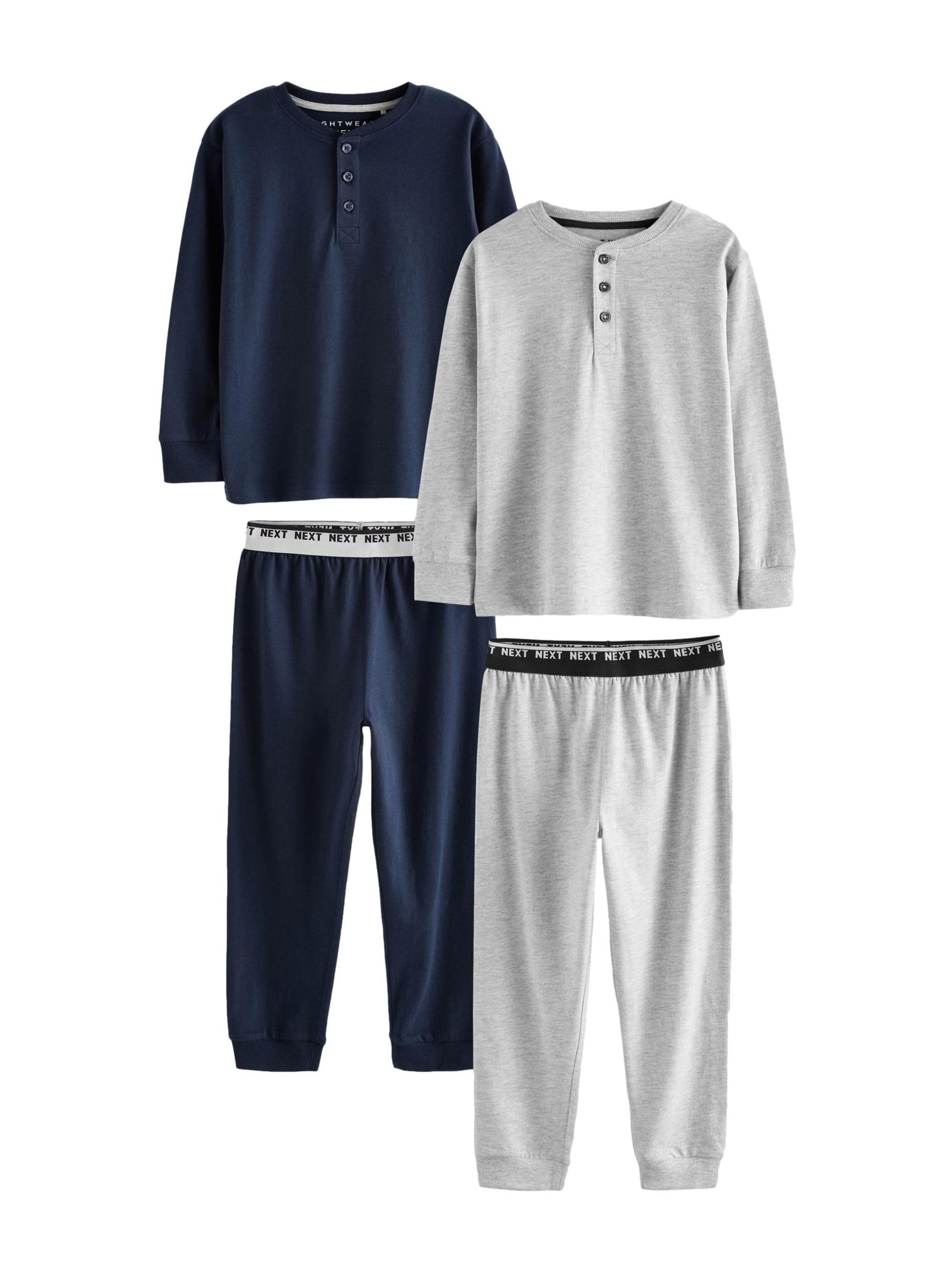 NEXT Garçon Pyjama à Manches Longues, Lot de 2