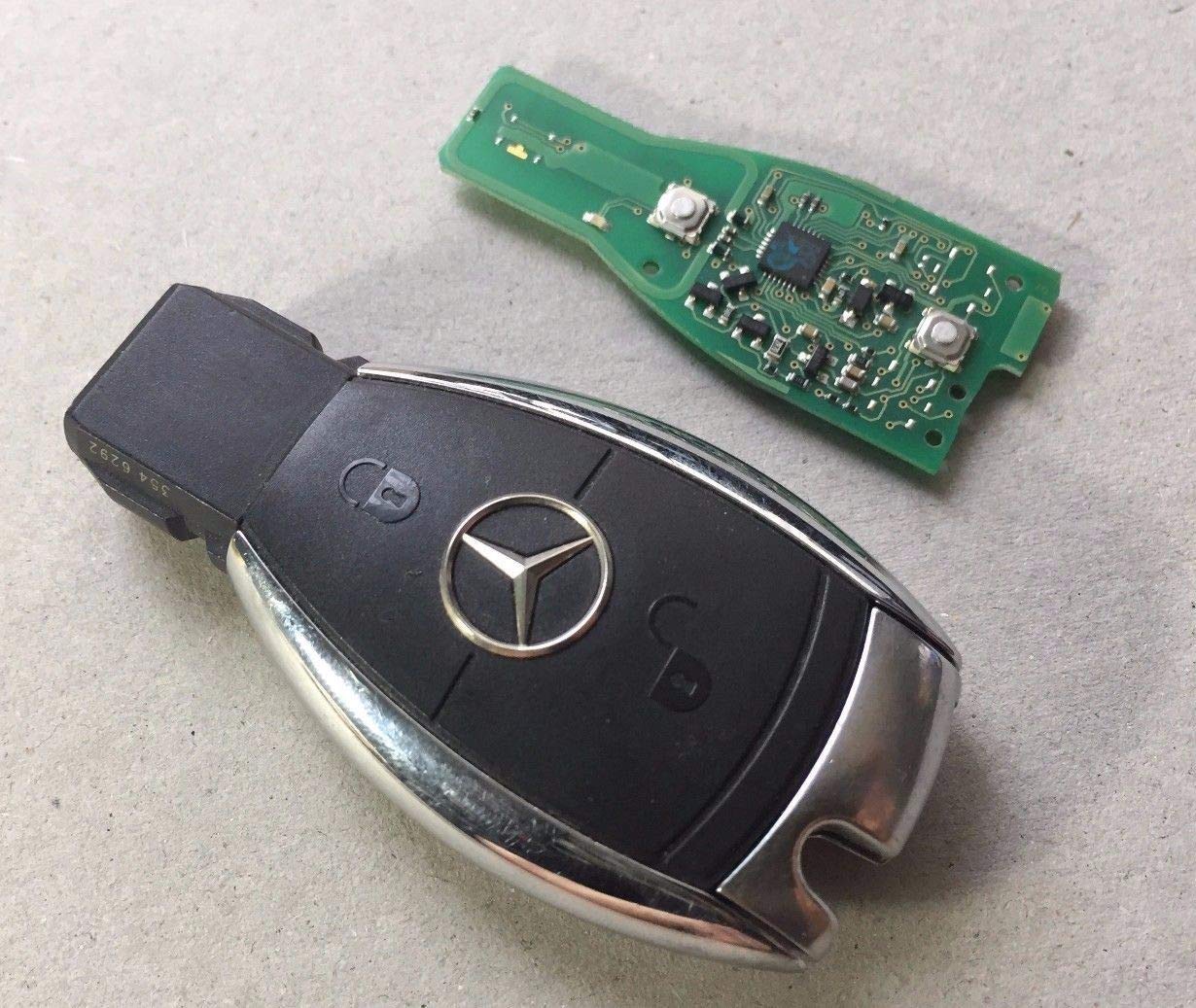 Reparación de mando Mercedes Clase E C S: arreglar llave Smart Remote Key de 2 o 3 botones 2