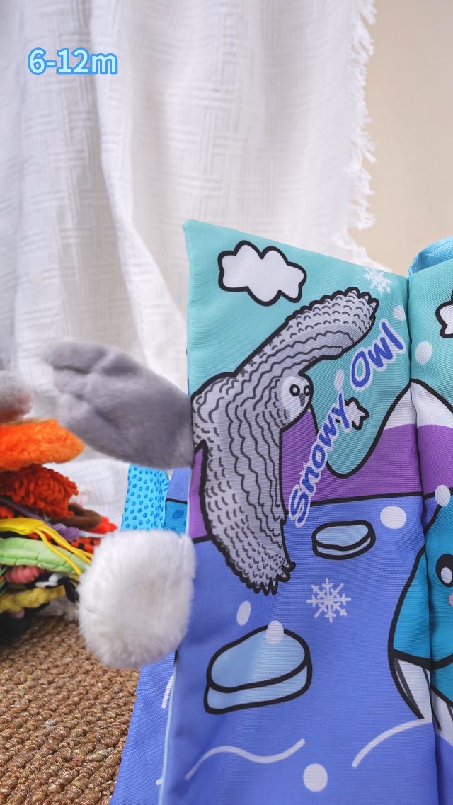 Amazon.com : Jollybaby Baby Cloth Books, Touch & Feel Crinkle Soft