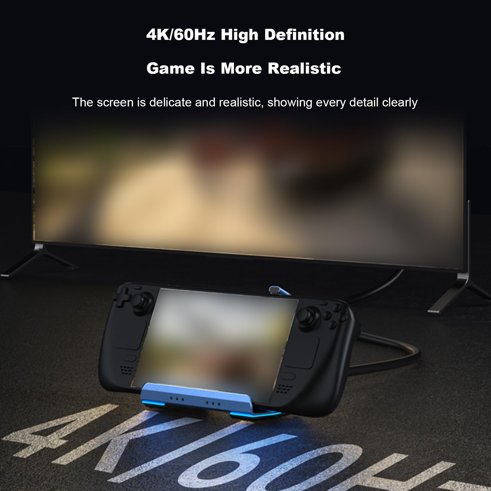 Lazmin112 9-in-1 Tragbares Spielekonsolen-Dock, Typ C PD 100 W Aufladung mit Zwei Lüftern und HD2.0, für Gaming-Zubehör