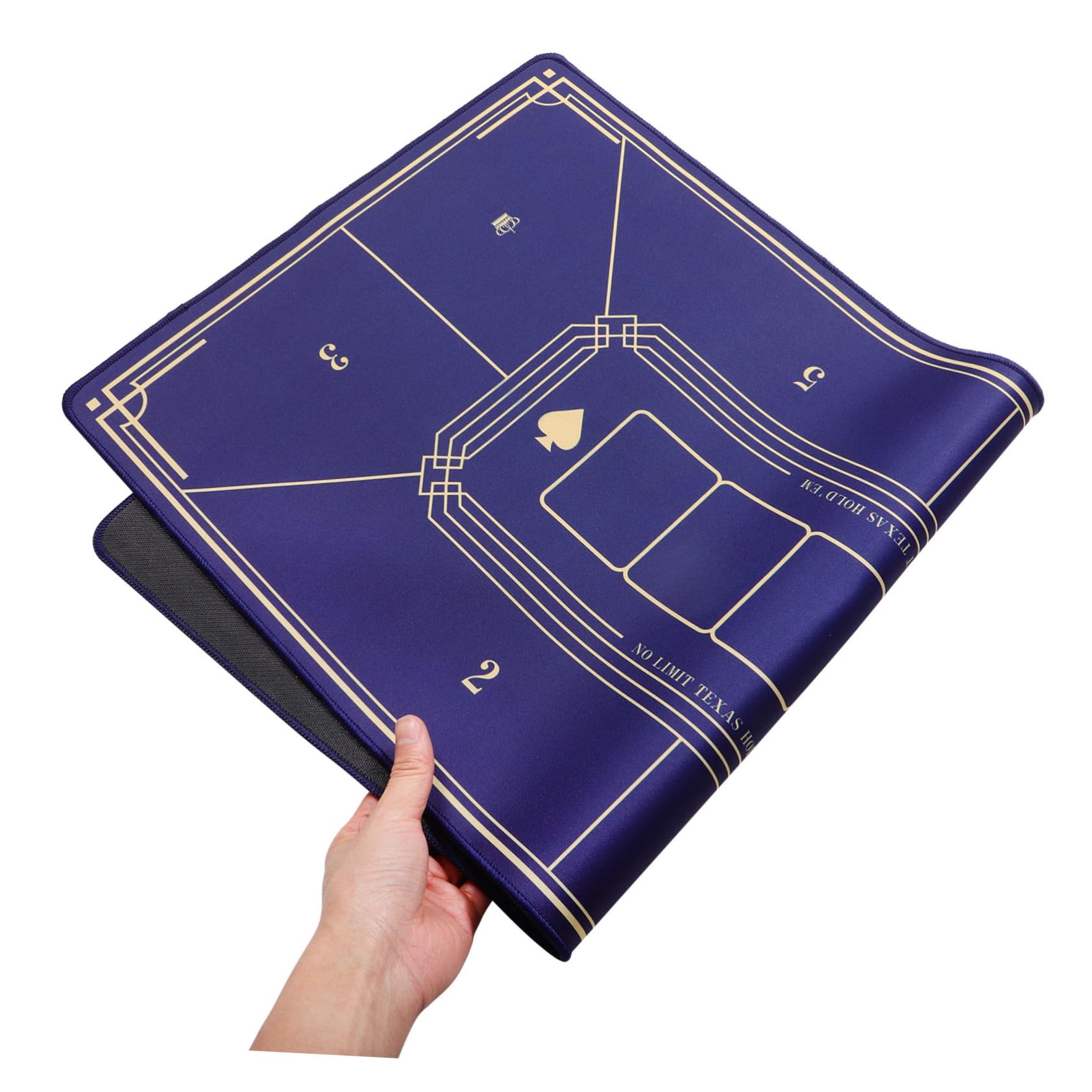 Genérico Tapete De Póker Antideslizante para Mesa De Juego Profesional 40x80 Cm Azul Superficie Estable Diseño Versátil Adecuado para Póker y Juegos De Mesa De