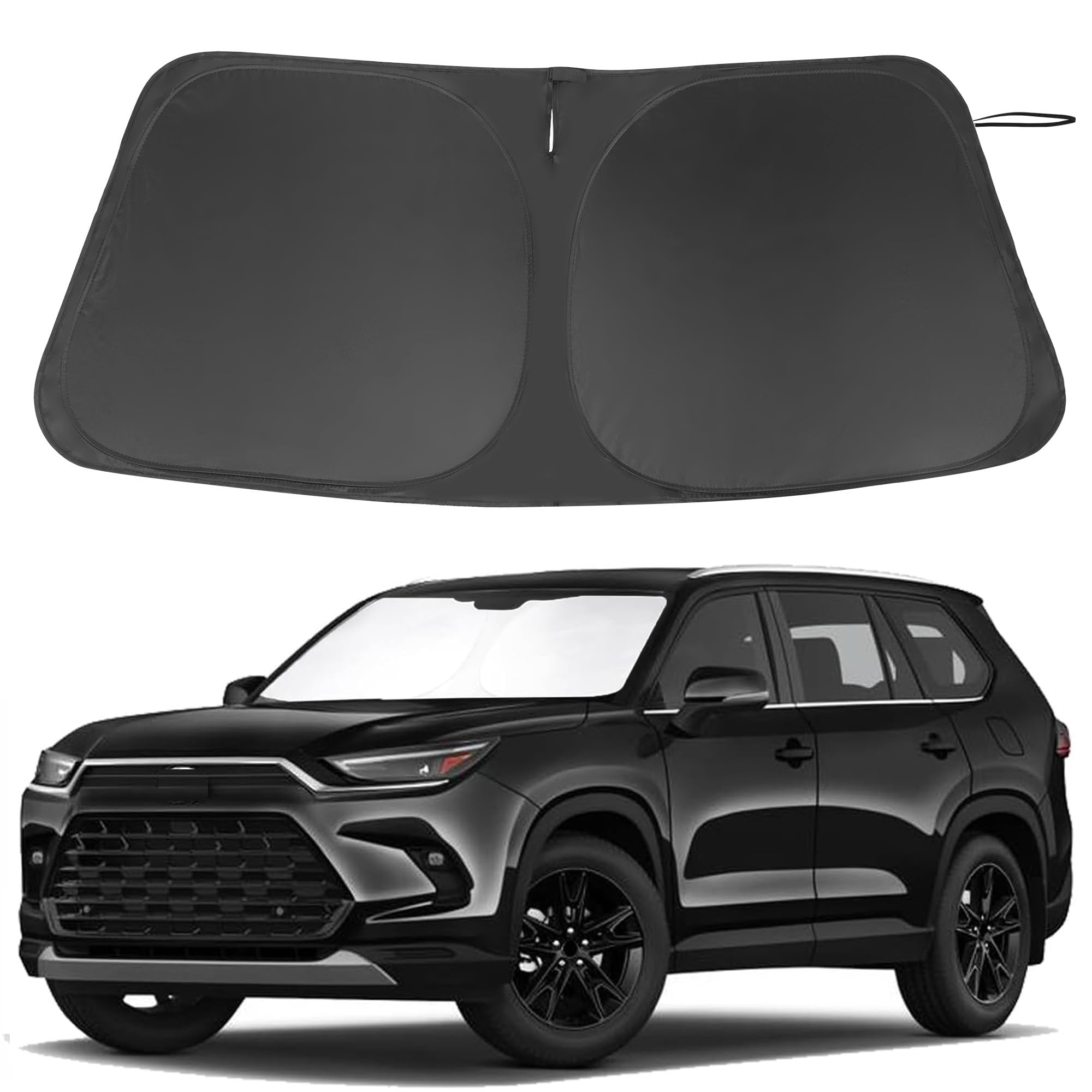 Windshield Sun Shade for 2024 2025 2026 Toyota Grand Highlander