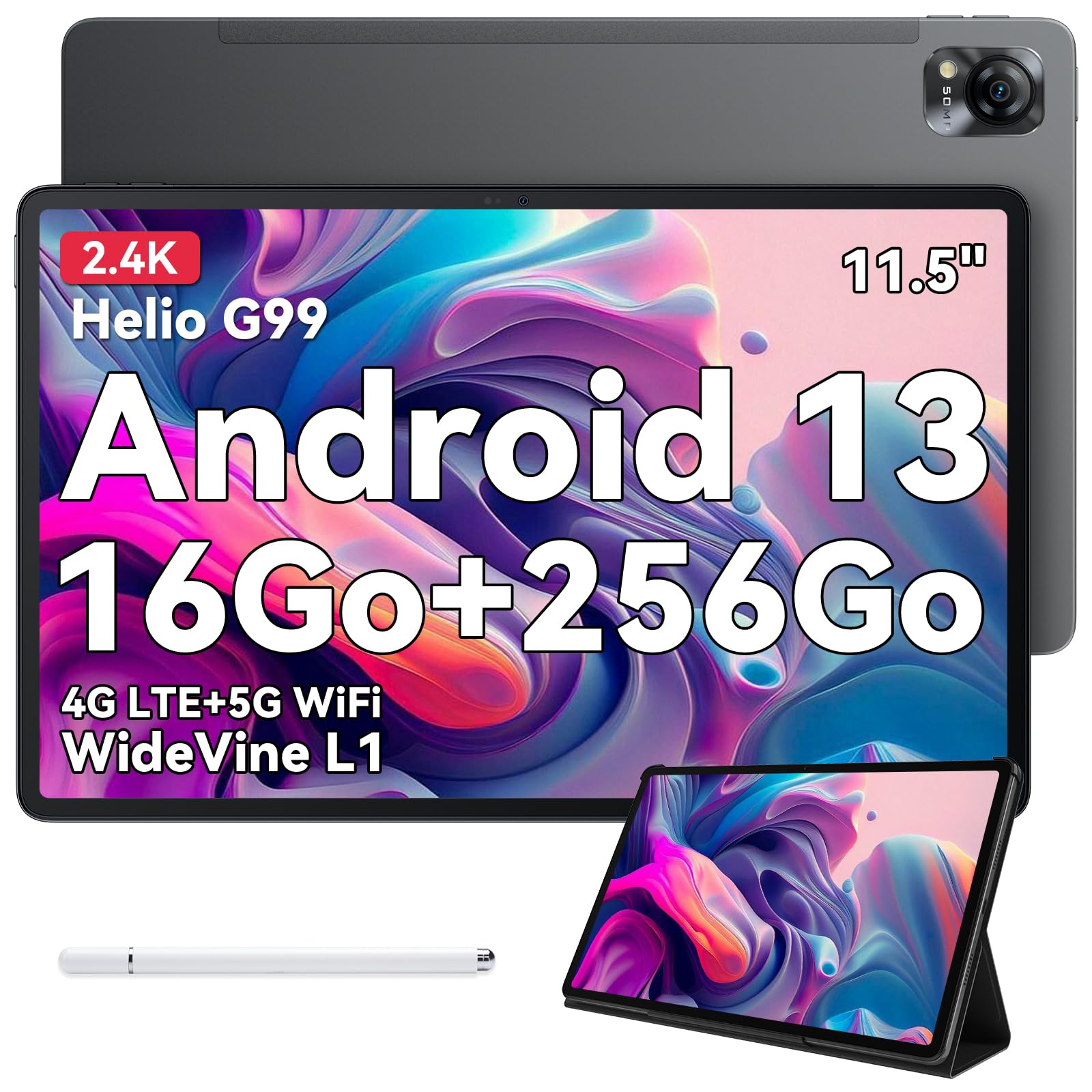 Blackview Mega 1 Tablet 11.5 Inch Screen 2.4K Android 13 Tablets 