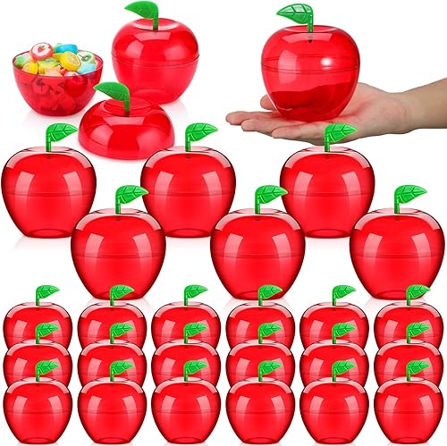 Tanlade Recipiente de plástico para manzana, contenedor de San Valentín, regalos para profesores, soporte para dulces de regreso a clases, fiesta de disponible en Yaxa Peru