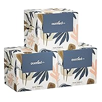 Vista 12 de Ourmed Life Toalla facial desechable Toallas limpias, biodegradables portátiles sin pelusas, toallitas desmaquillantes secas, súper suaves