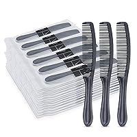 Vista 1 de Juego de 100 peines desechables envueltos individualmente en peines de plástico a granel para viajes, hotel, refugio, personas sin hogar, hogar