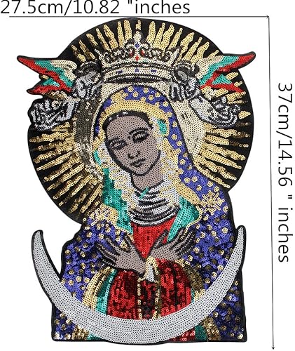 Miniatura 3 de Parches bordados de lentejuelas grandes para ropa de bricolaje, rayas y apliques para motocicleta, para coser en insignia