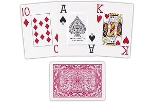 Maxiaids Maverick Jumbo Face Playing Cards for Low Vision Card Games