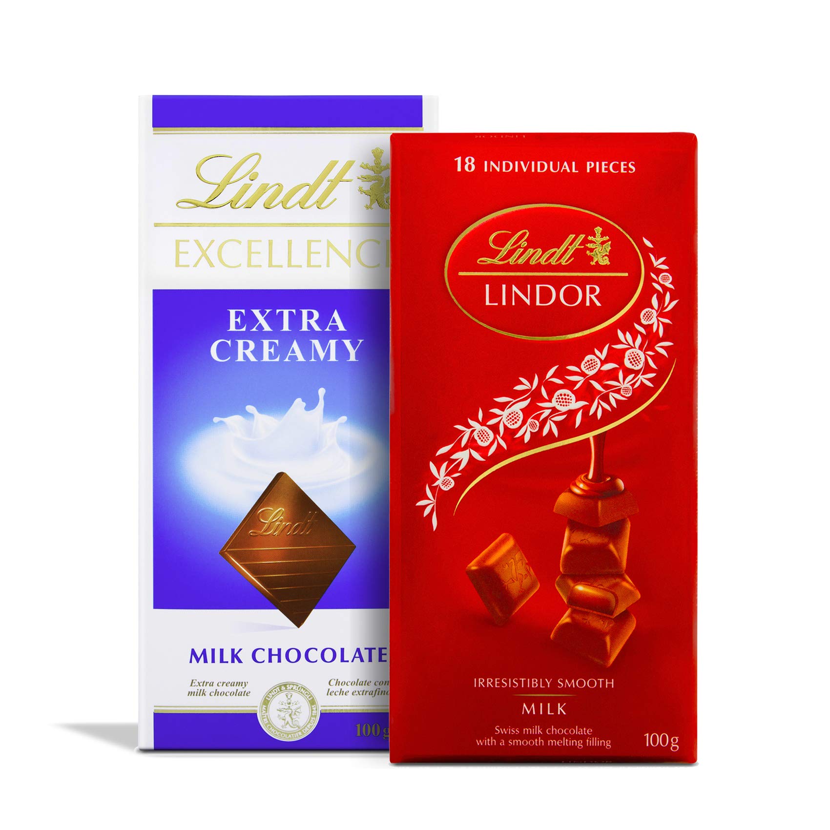 Buy LINDT Excellence Extra Creamy Milk Chocolate Bar and LINDT Lindor