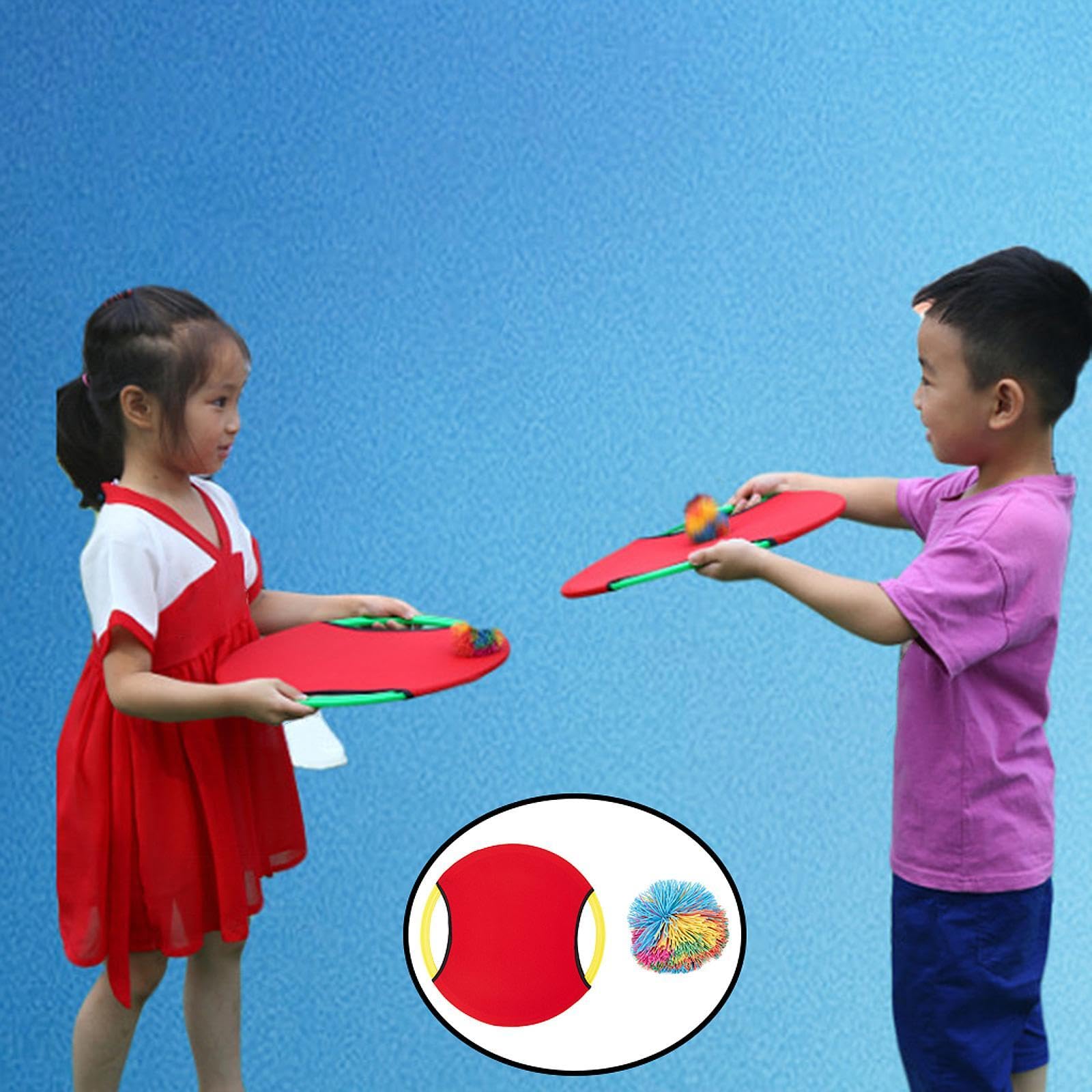 Trampolin Paddelballspiel – Sinnestraining für Camping, Kindergartenparty