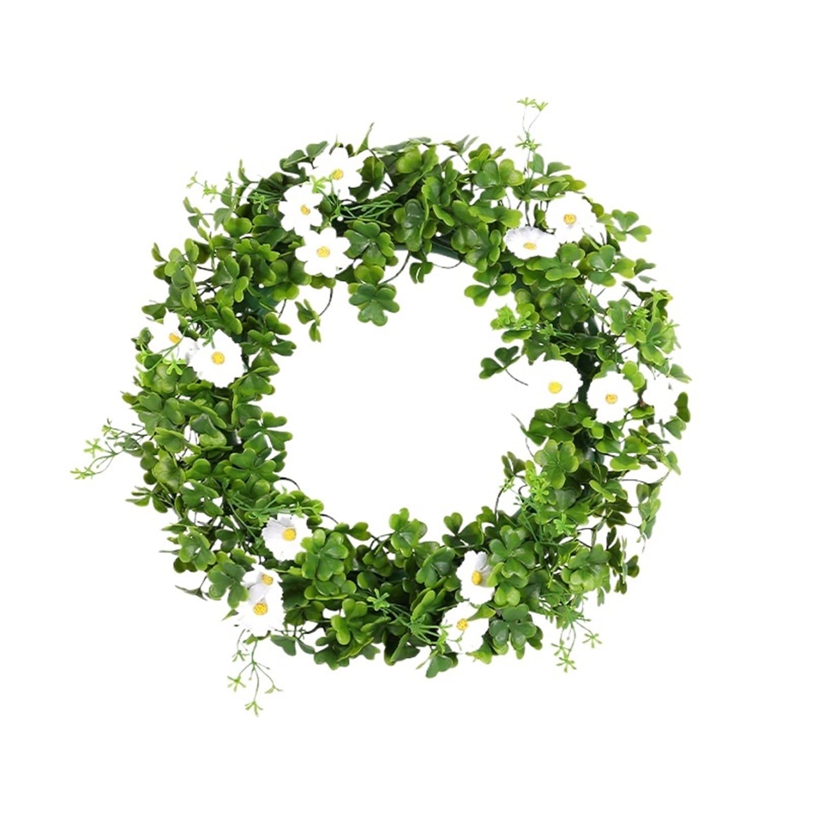 Wreaths Artificial Eucalyptus Wreaths For Front Door Summer Wreath With Olive Leaves Berry Indoor Outdoor(Style4)