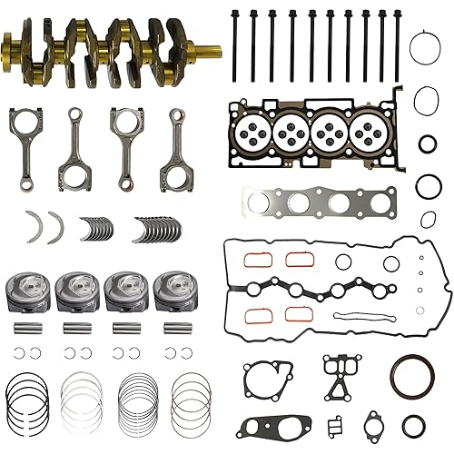 G4KJ 2.4L Engine Rebuild Overhaul Kit with Crankshaft & Con-Rods