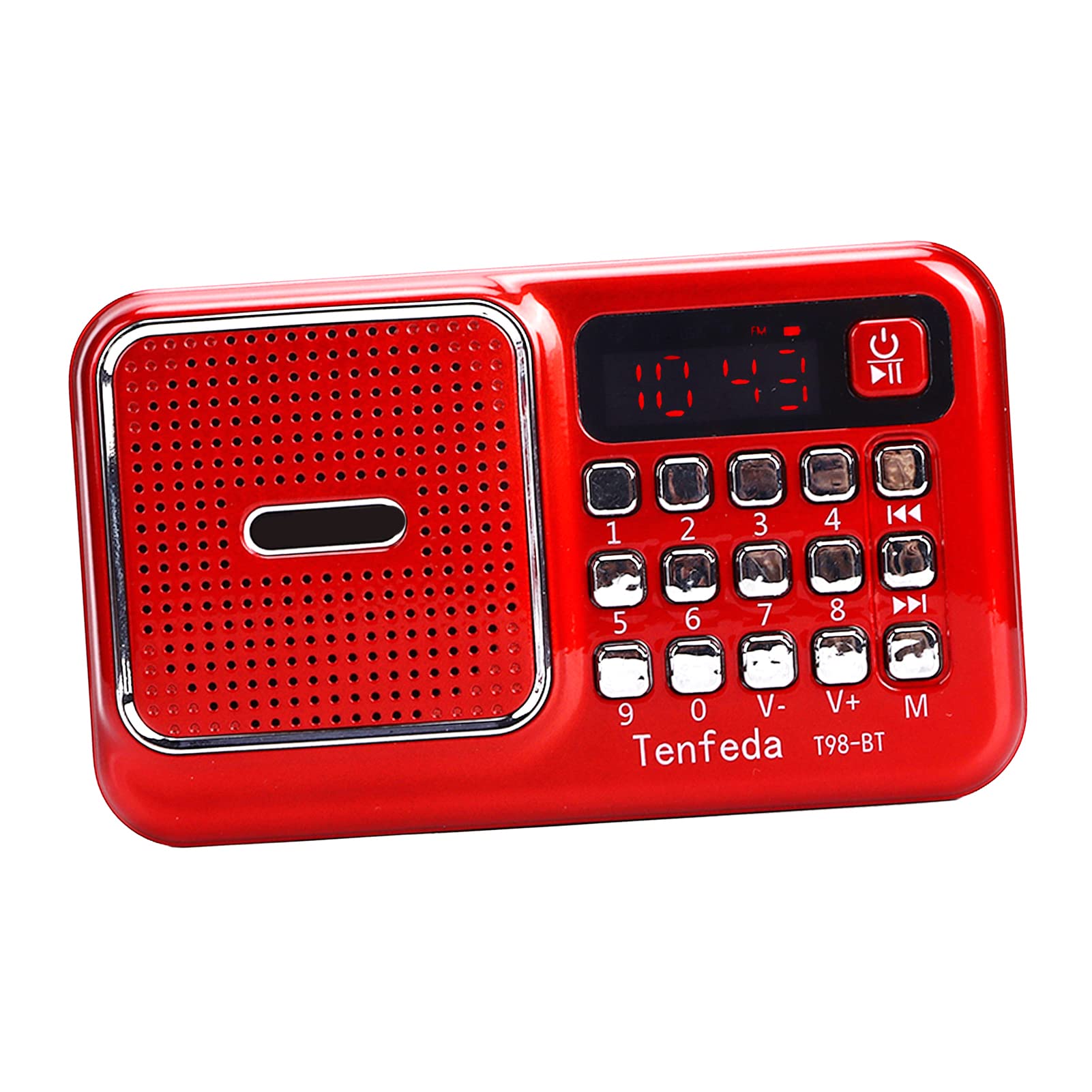 Portable AM FM Radio Battery Compact Operated Radio Rechargeable ...