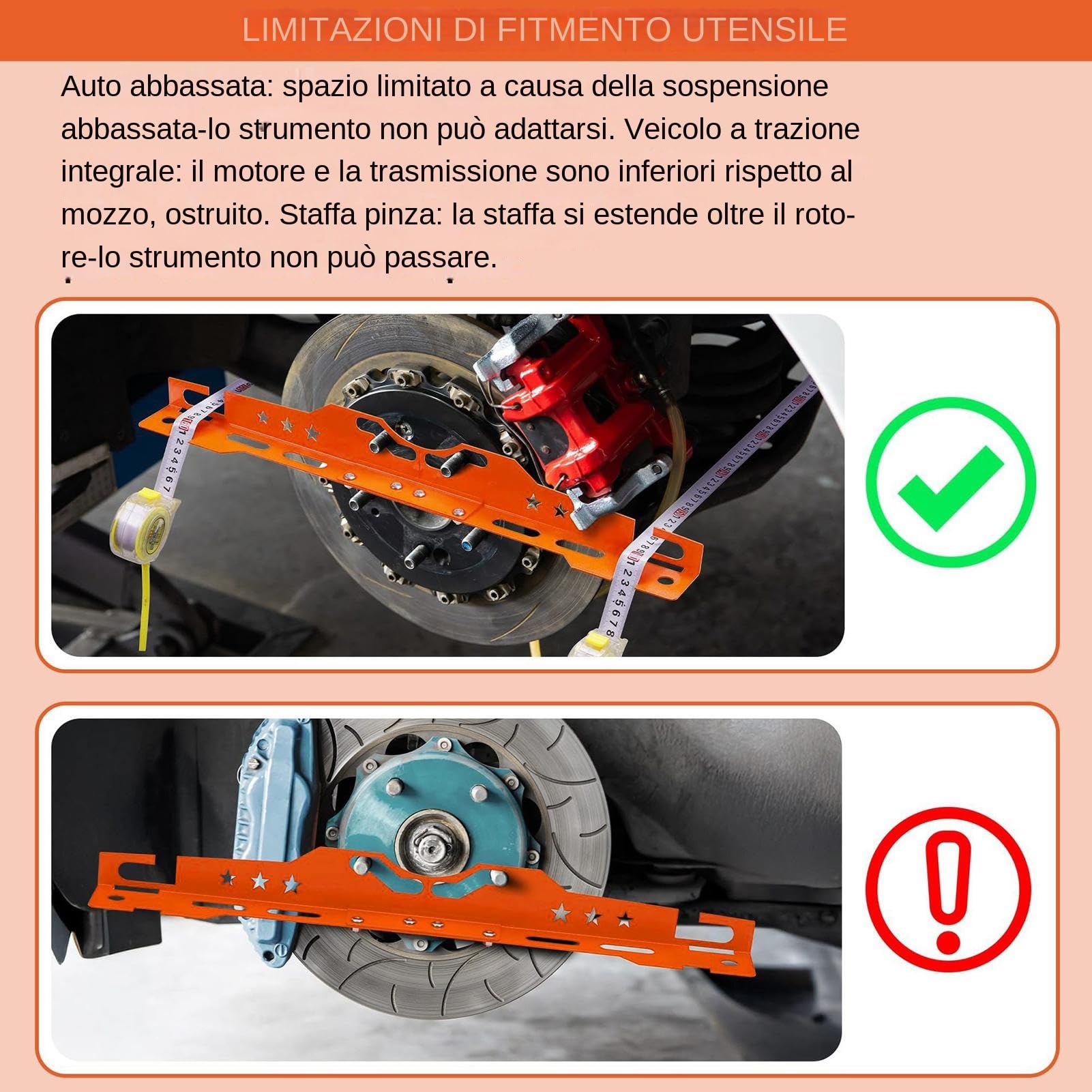 Generico Strumento di allineamento Kit Piastre Gadget Pneumatici | Piastra Allineamento Ruote Adatto ad auto, domestico, camion, veicoli e garage automobilistico