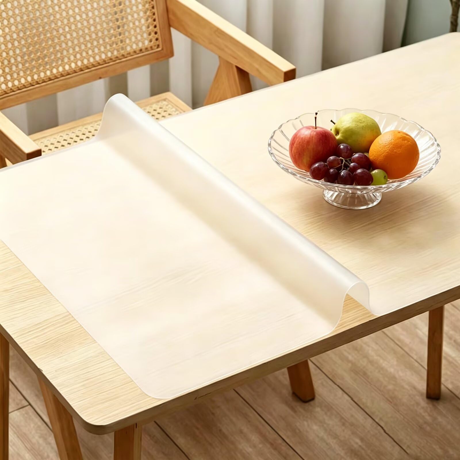 Tappetino da cucina extra large, 99 x 218 cm, impermeabile, resistente al calore, antiscivolo, spessore 1 mm, protezione per piano di lavoro per isola da cucina, rivestimento semitrasparente