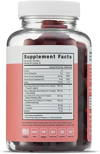 Miniatura 3 de Dream & Burn | Gomitas quemadoras de grasa nocturnas, apoyo para dormir y suplemento para perder peso | Supresor adelgazante del apetito y