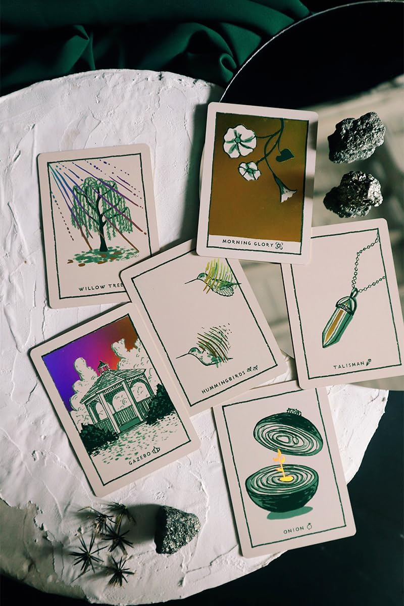 Green Glyphs Divination Deck by Prisma Visions