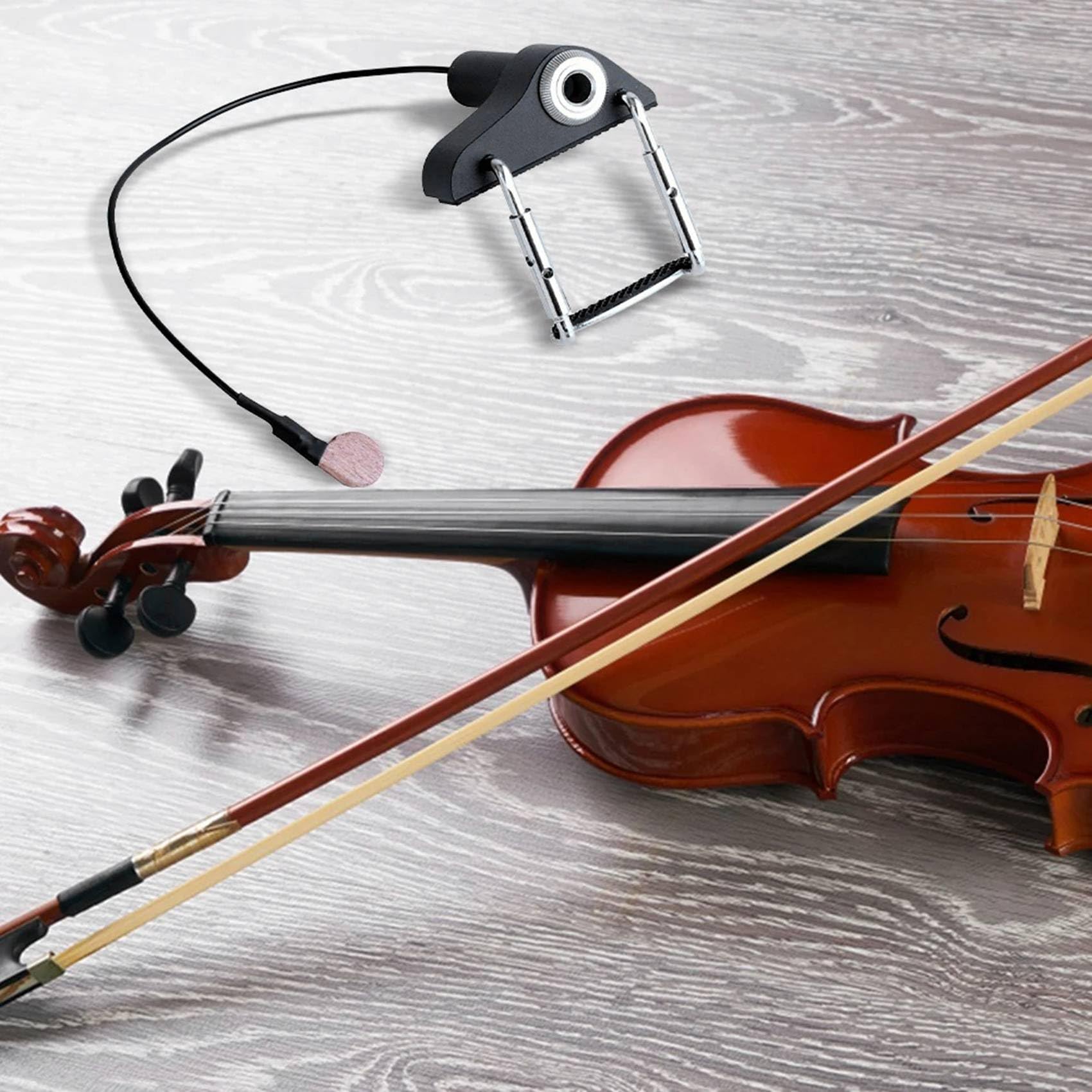 Pickup per violino Pickup per organo elettronico istantaneo autentico suono acustico strumento musicale Pickup portatile Viola Pickup