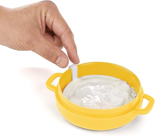 Breakfast Sandwich Maker, 1 Egg, Yellow - Easy-to-Use Cooker for Perfect Breakfast Sandwiches