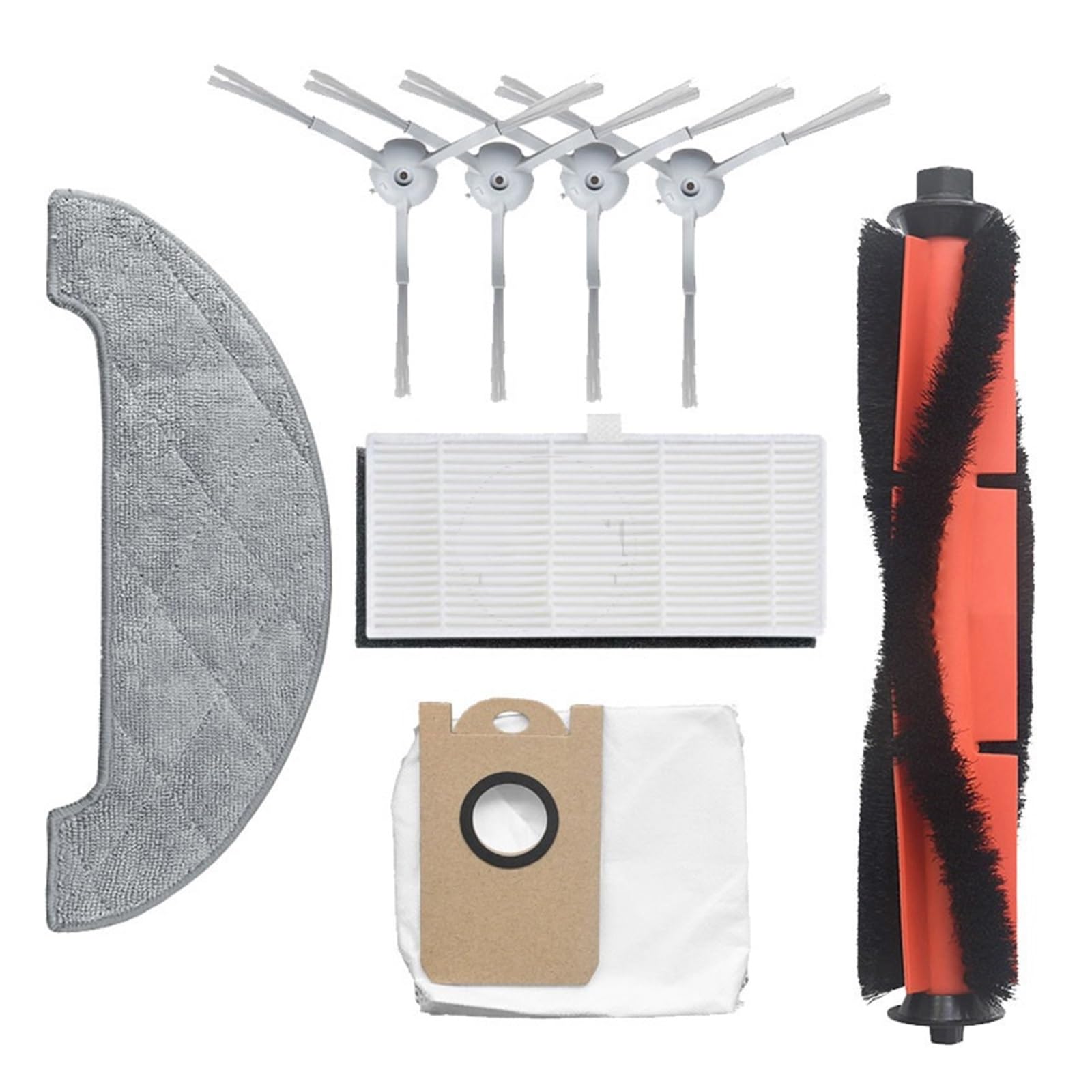 Kicici Replacement Parts Compatible With XIAOMI VIOMI S9 Robot Vacuum Cleaner Dust Bags Colletion Cleaner Mops Side Brushes Hepa Filter Accessories(ZH1)