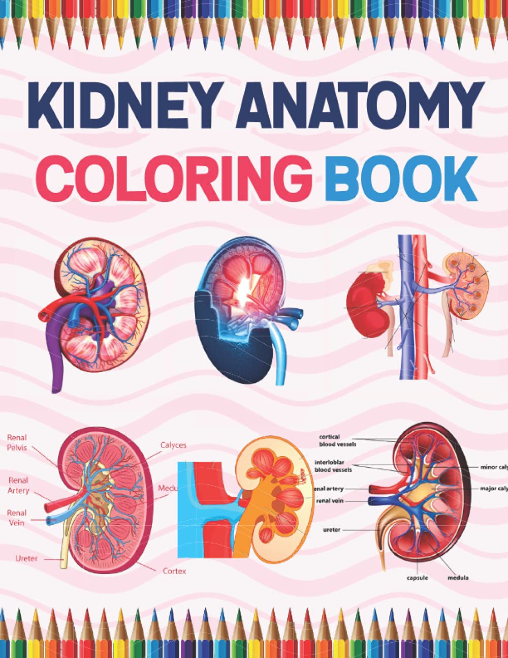 Kidney Anatomy Coloring Book: Nephrology Coloring Book For Nephrologist. Medical Anatomy Coloring Book for kids Boys and Girls. Physiology Coloring ... Relieving, Relaxation & Fun Coloring Book.