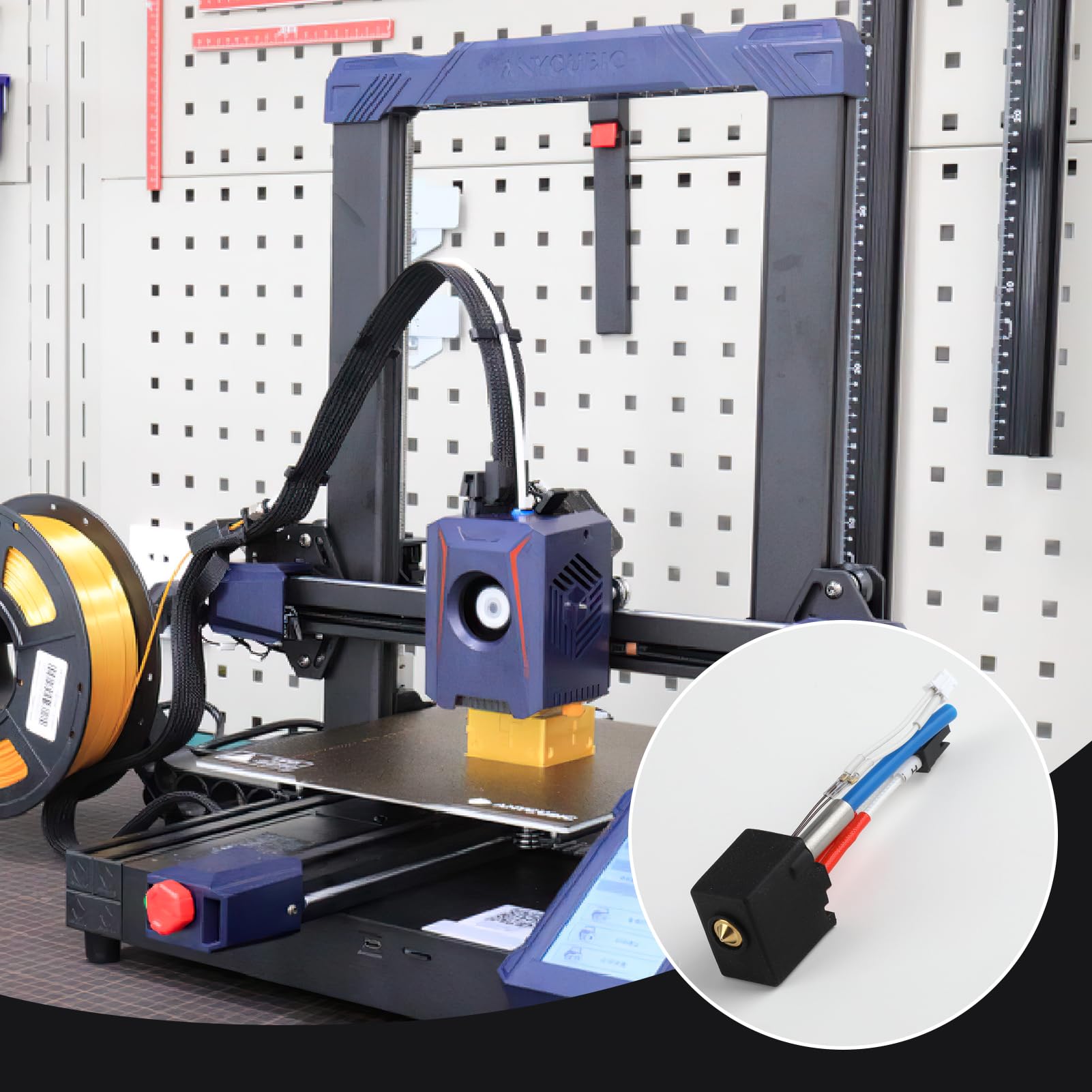 Hotend Für Anycubic Kobra 2 Serie - 3D Drucker Extruder Mit 0.4mm Düse & Silikonsocke