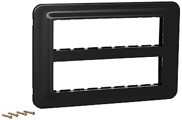 Anchor By Panasonic 66816BL Roma Urban Modular Polycarbonate 16M Curve (Black, Pack of 5)