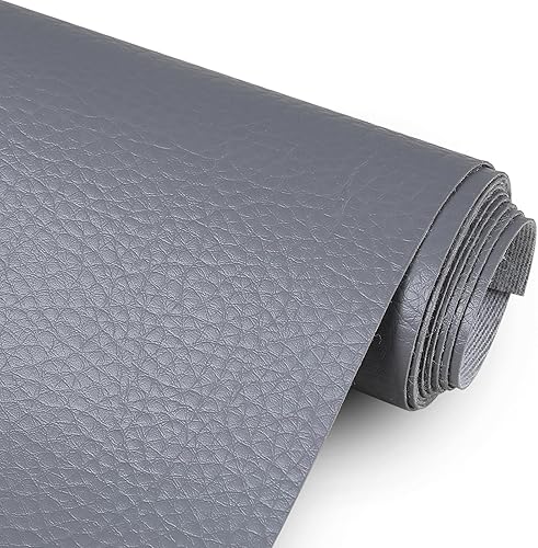 Miniatura 8 de The Yard - Tela de tapicería de piel sintética de 55 pulgadas de ancho, hojas de piel sintética para exteriores, para decoración del hogar,