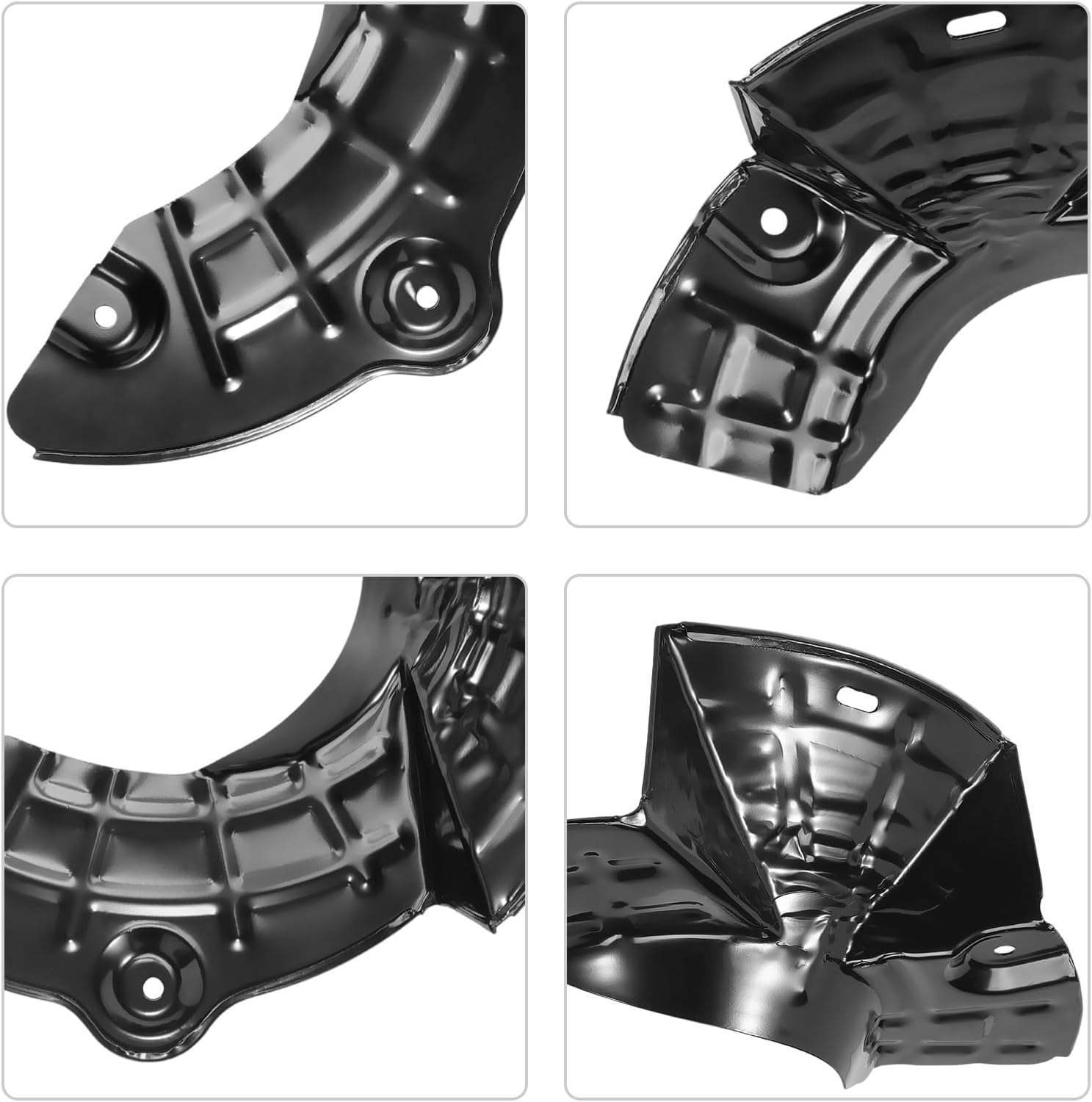 Brake Dust Shield Front Driver and Passenger Side for Ford F150 1997-2004 F250 1997-1999 Expedition 1997-2002 Lincoln Navigator 1998-2002 4WD F65Z-2K005-AB XL3Z-2K005-AA