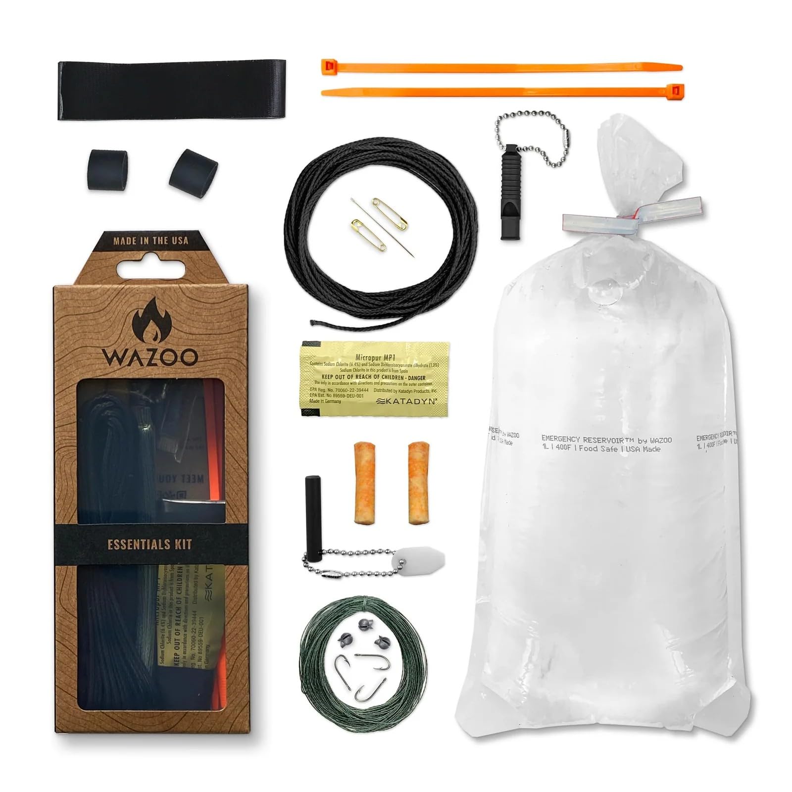 Kit de survie - Essentiels du quotidien, 15 outils EDC avec composants sur mesure