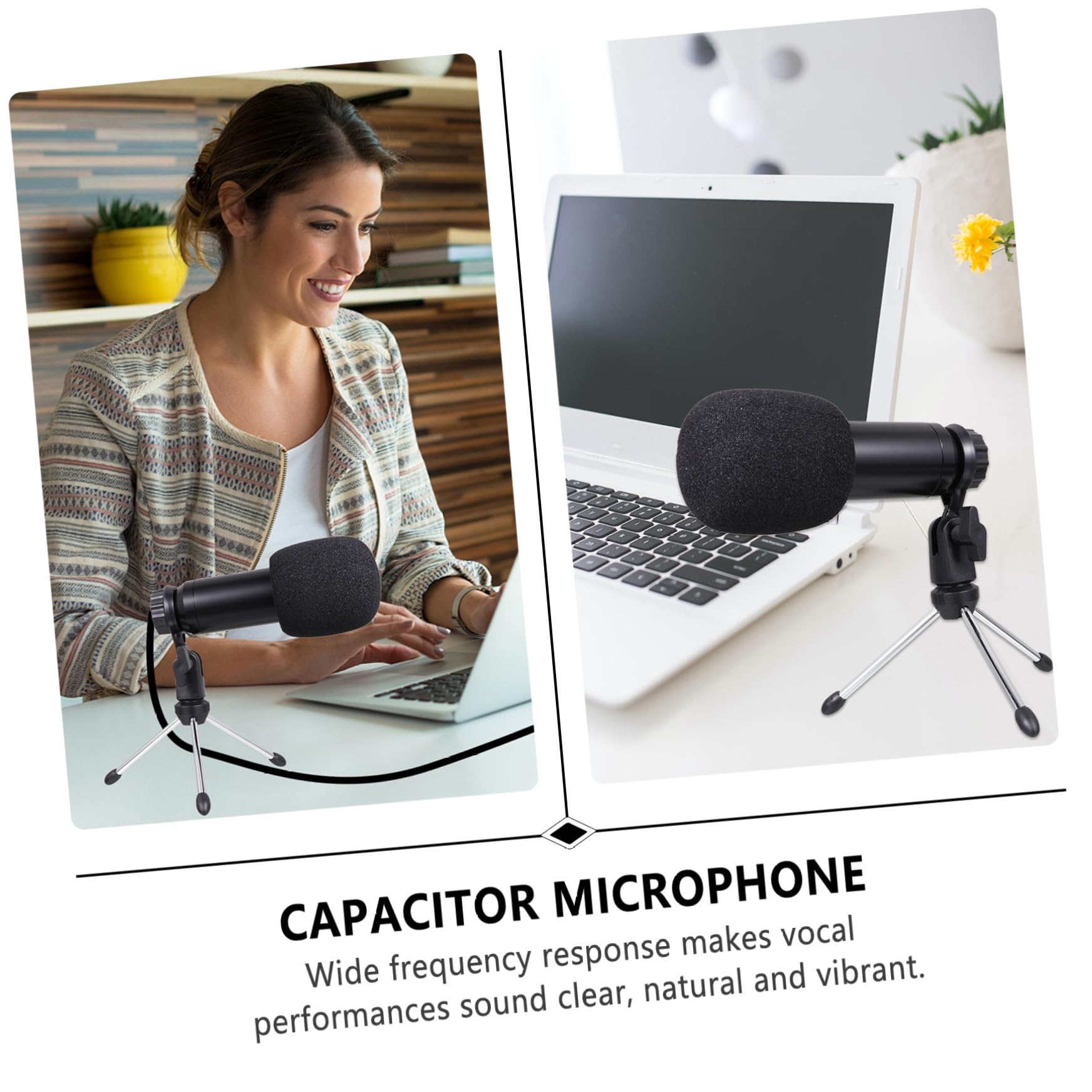 UPKOCH 1satz USB Kondensator Mikrofon Mit Mikrofon Stativ Für Pc Und Laptop Für Aufnahmen Karaoke Und Voice Chats Geräuschreduzierung Einfache Installation Teiliges