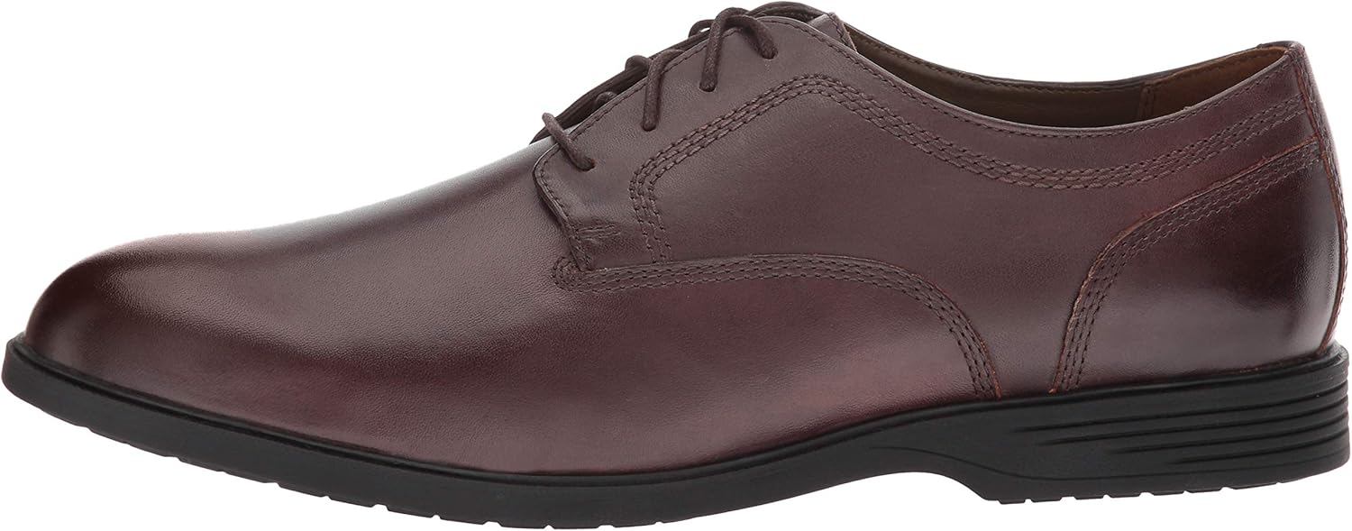 Hush Puppies Men's Shepsky Pt Oxford 13 Wide Dark Brown Leather
