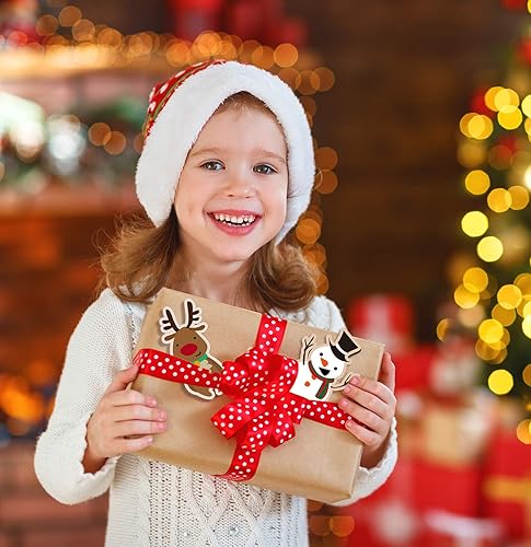 Miniatura 5 de Funnlot 30 calcomanías de Navidad para niños, hacer una Navidad, muñeco de nieve, manualidades, juegos de fiesta de Navidad