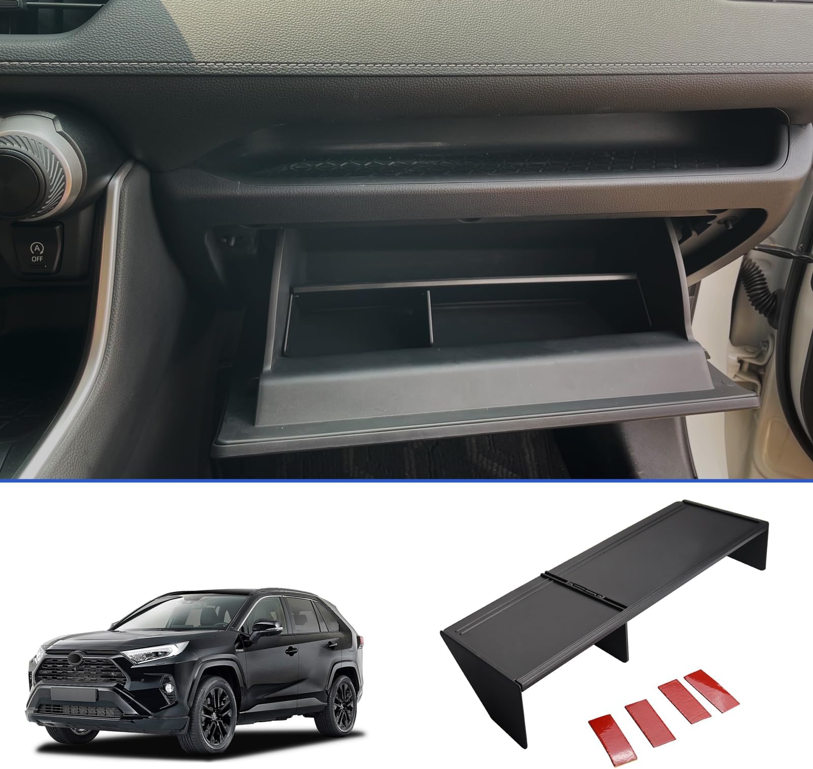 Bestview Glove Box Organizer Compatible with Ford Bronco