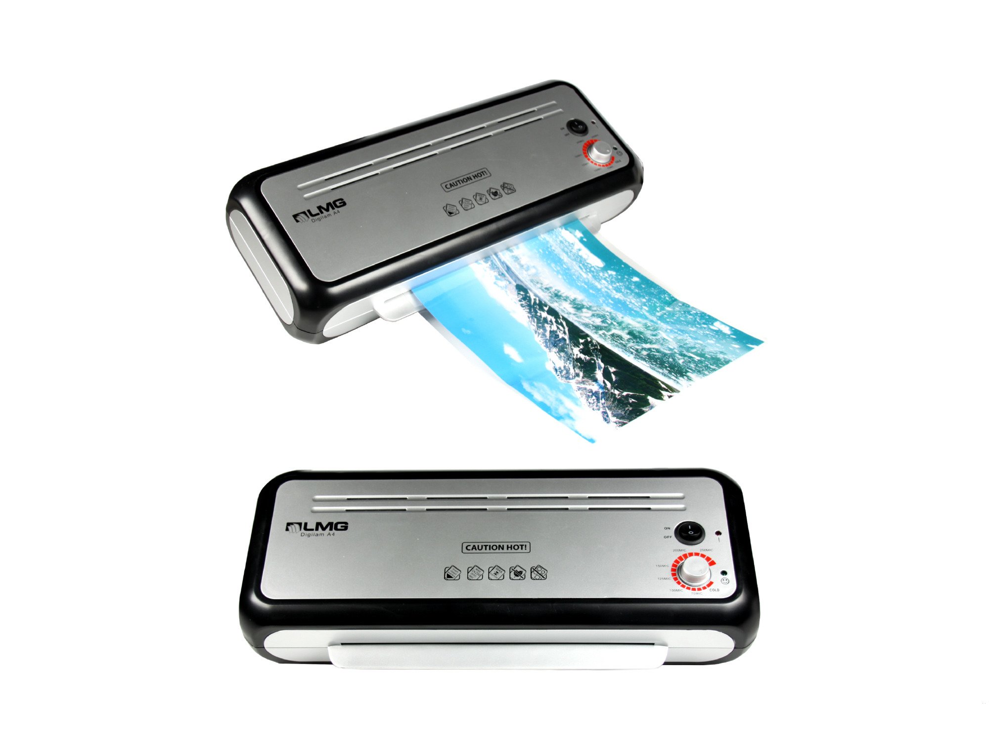 R&B Digilam 240 A4 Laminator, Up to 250 Microns, 4 Rollers, 340mm/min Speed, White