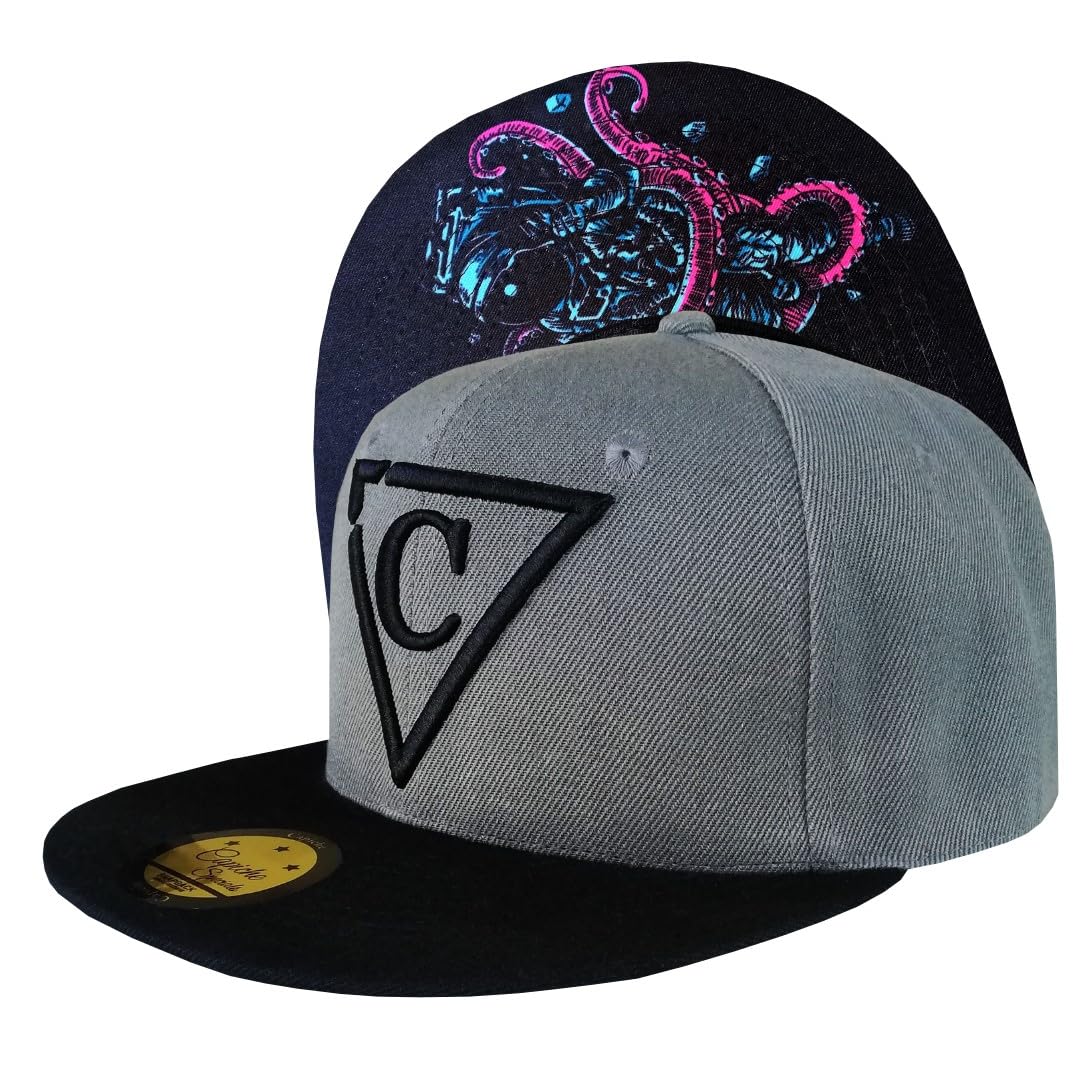Capiche [99+ VARIACIONES] Gorra Snapback Nueva Colección Special Series Gris Oscuro — view 184