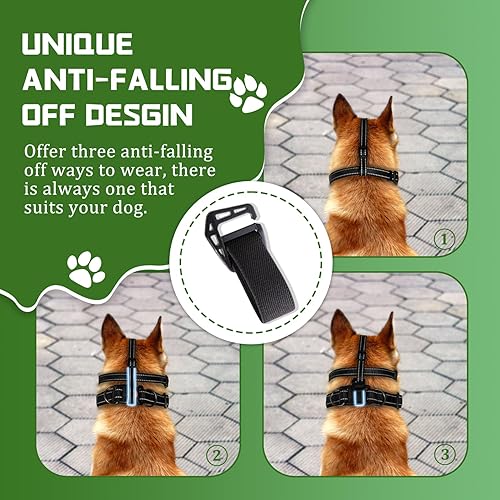 Miniatura 4 de Bozal para perro, bozal suave para perros de razas pequeñas, medianas y grandes, antimordeduras, mordeduras, masticar, bozal de malla ajustable con