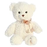 Snuggly Ashford Bear™ Stuffed Animal - Comforting Companion - Imaginative Play - White 14 Inches