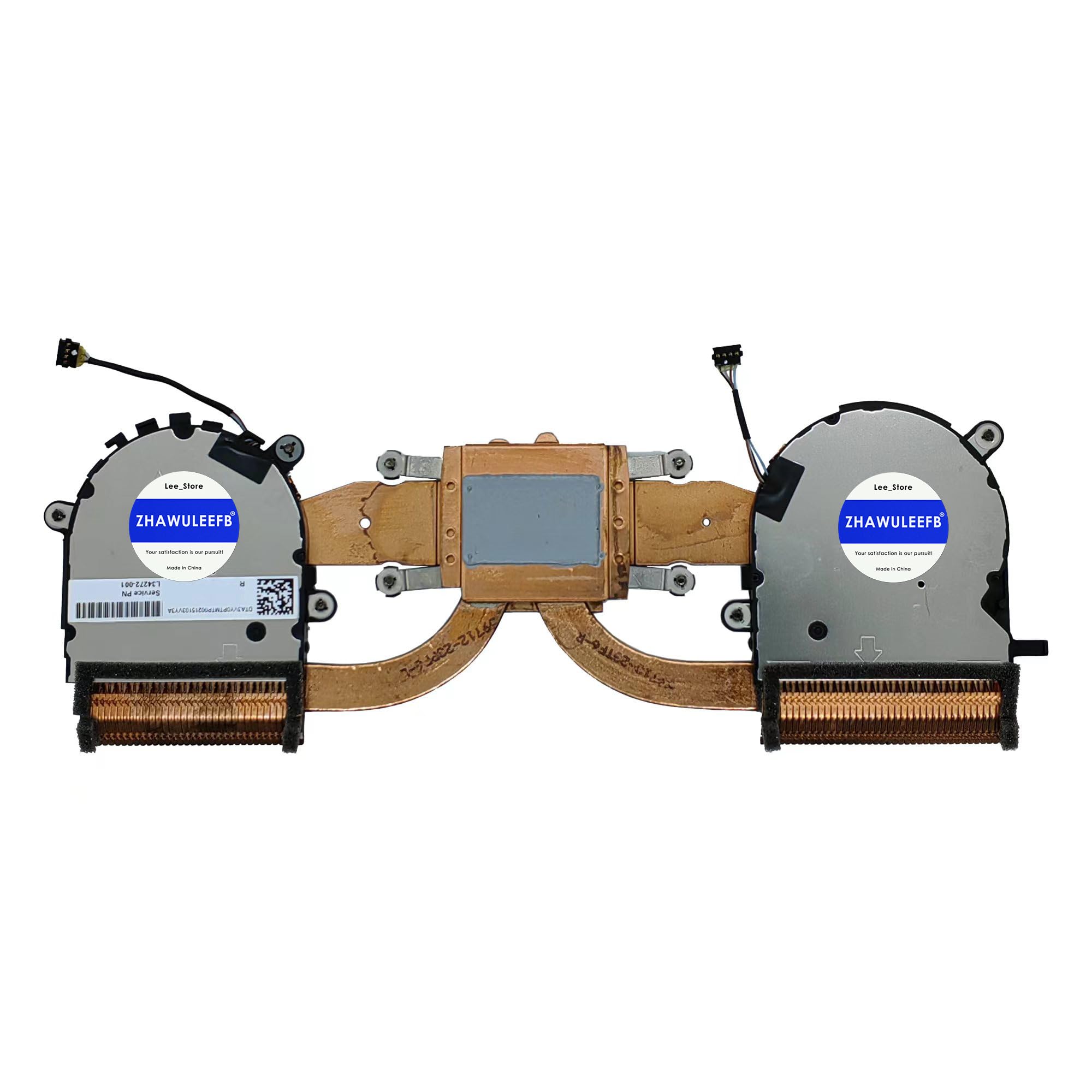 Ventilateur de refroidissement CPU + GPU avec dissipateur thermique pour HP EliteBook X360 1030 G3 HSN-Q10C L31859-001 L34272-001 ND55C02-17G03 ND55C02-17G04 DC05V 0,50 A
