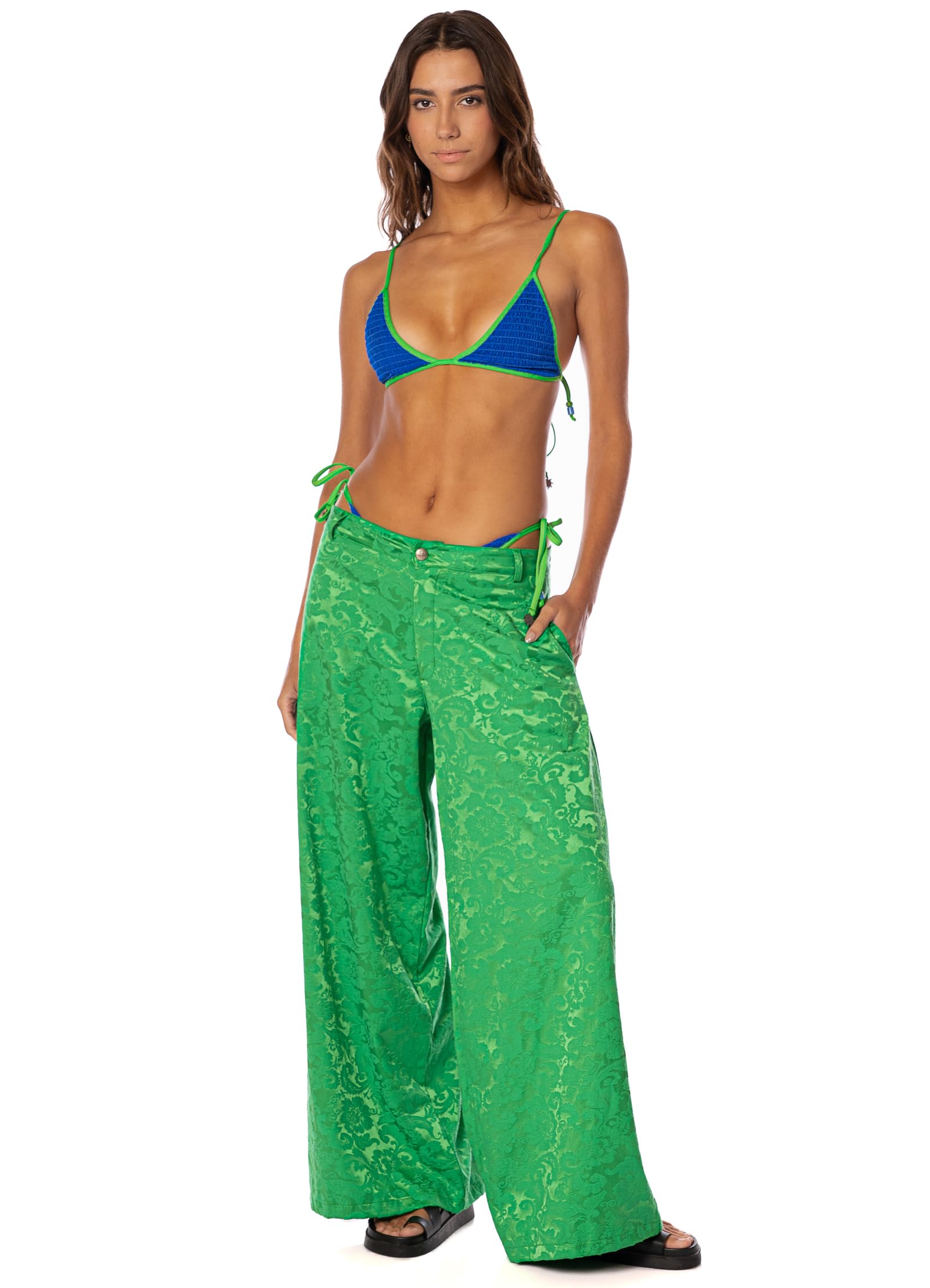 Maaji Womens Emerald Brocade Pants