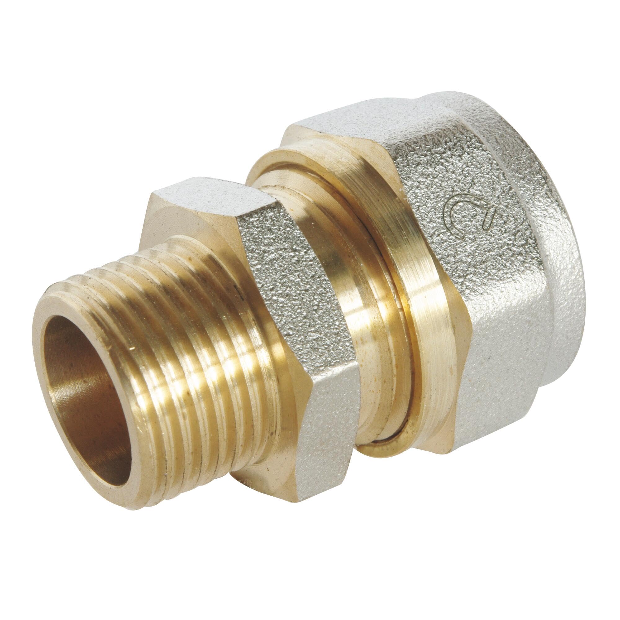 SOMATHERM FOR YOU Raccord droit à visser pour tube multicouche Ø16 M12/17