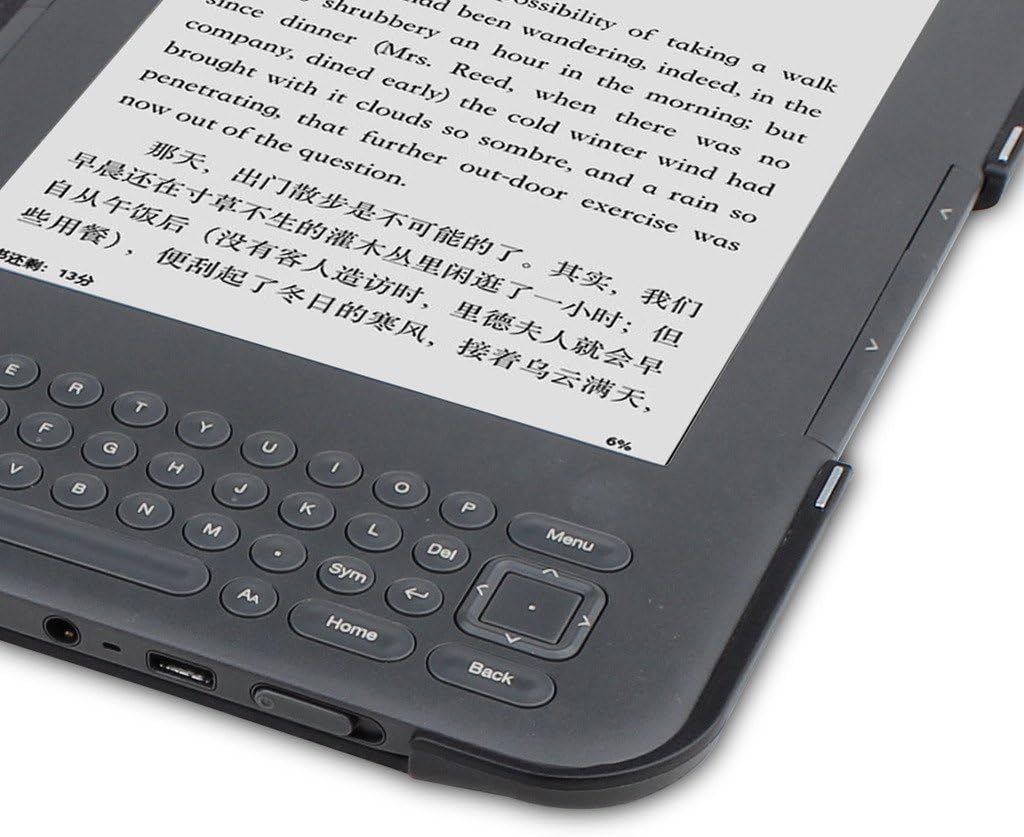 WALNEW Case Cover for Amazon Kindle Keyboard (Kindle 3/ D00901) - Ultra Lightweight PU Leather Smartshell Cover for Amazon Kindle Keyboard(3rd Generation) Tablet with 6" Display and Keyboard, Green