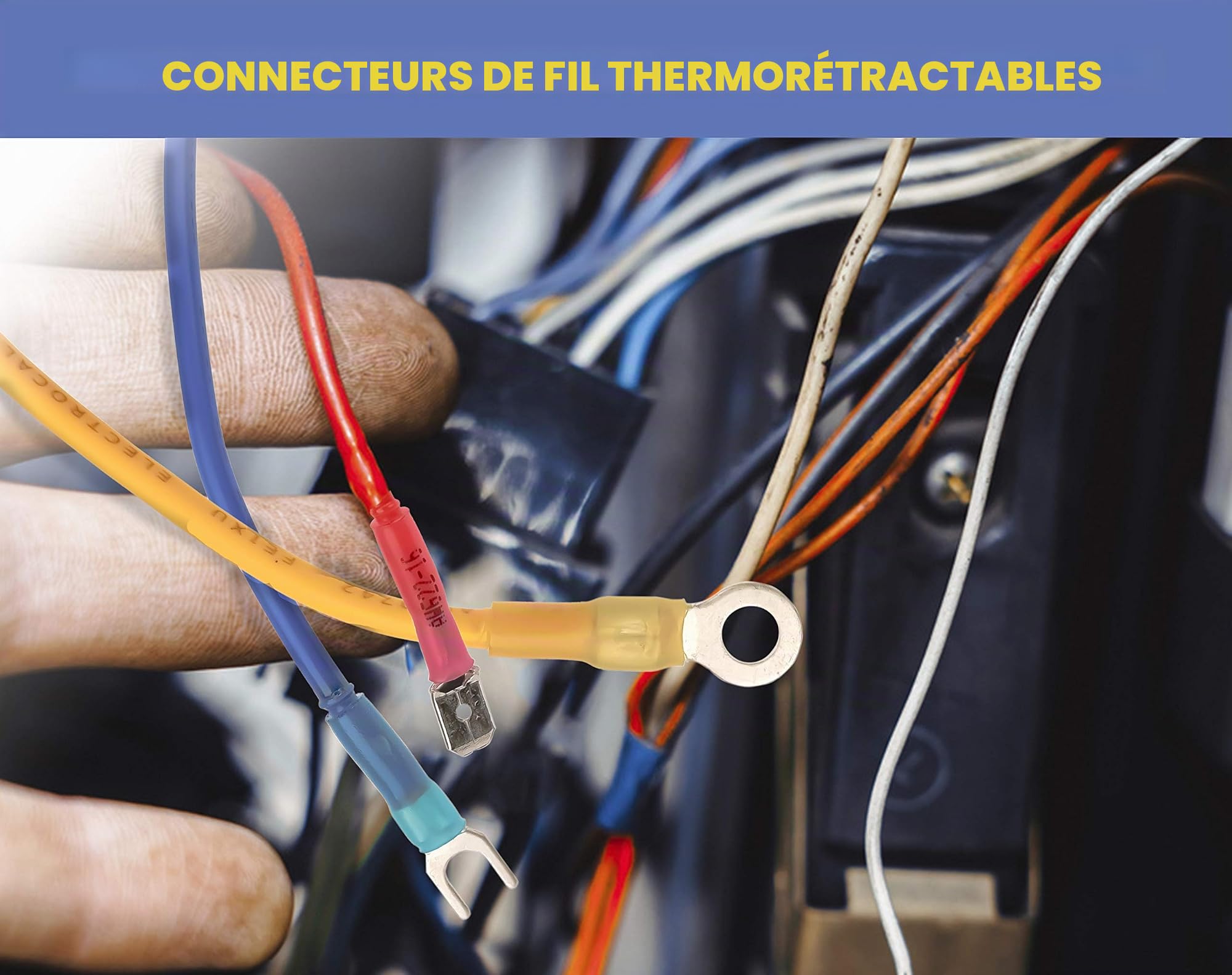 Haisstronica 280 Connecteurs Fil Thermorétractables