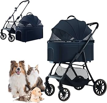 Amazon.co.jp: TopGTzolun犬用 ペットカート 中型犬 バギー 多頭 分離