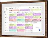 10.1 Inch Digital Calendar Chore Chart with Touchscreen - Full HD Interactive Display, Wall & Desk Mountable Family Planner, to-Do List & Meal Planner, Digital Picture Frame Gifts for Women Mom