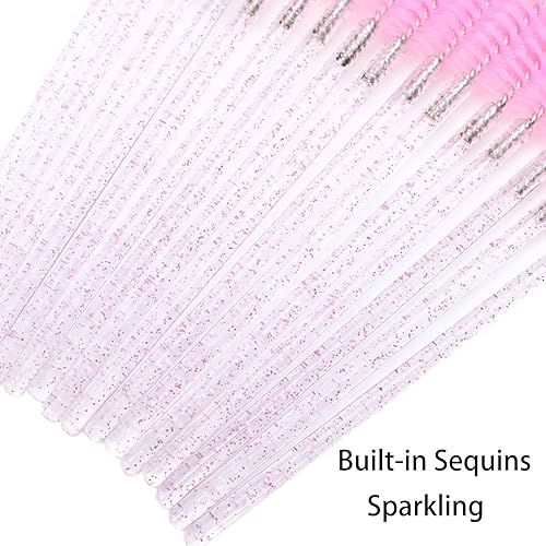 Miniatura 3 de 100 varitas de rímel de pestañas, desechables, aplicadores de maquillaje, carretes de cejas, carretes de cepillo para extensiones de pestañas,