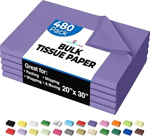 Miniatura 16 de Crown 480 hojas paquete a granel, papel de regalo – resma de papel – 15 x 20 pulgadas Papel de regalo para álbumes de recortes, arte y manualidades