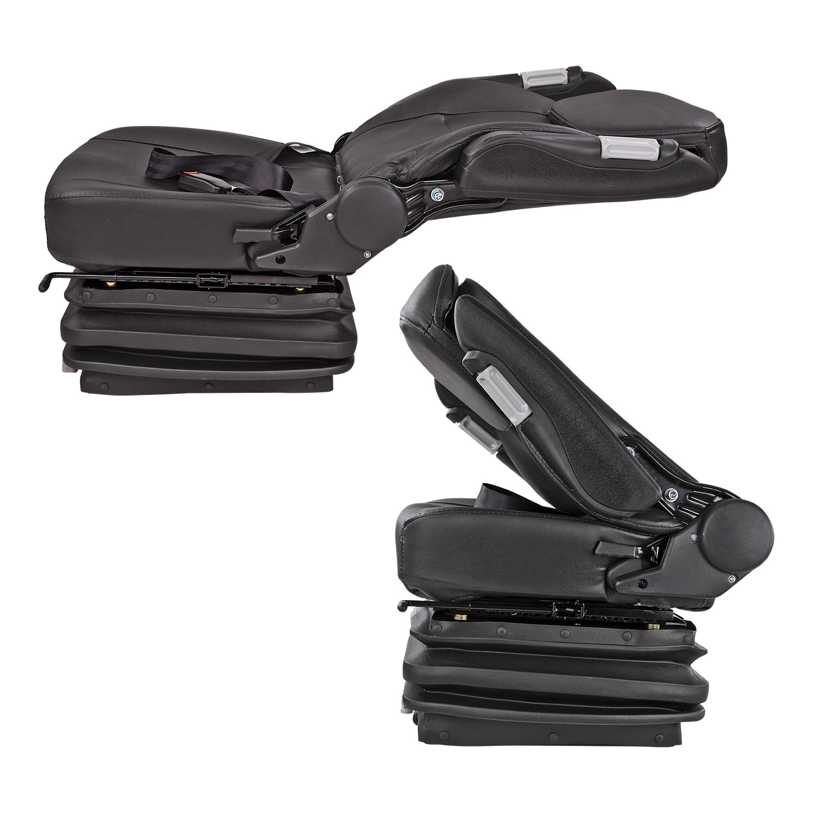DEMA Traktorsitz Schleppersitz – Komfortabler Traktor Sitz mit Feder/Dämpfer System für Traktor und Schlepper, Ergonomisch und Stützend