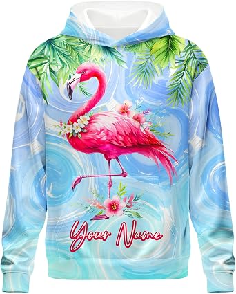 Girls Hoodie - Personalized Pullover Sweatshirt for Kids - Cute Polyester Hooded - Custom Gifts for Teen Girls